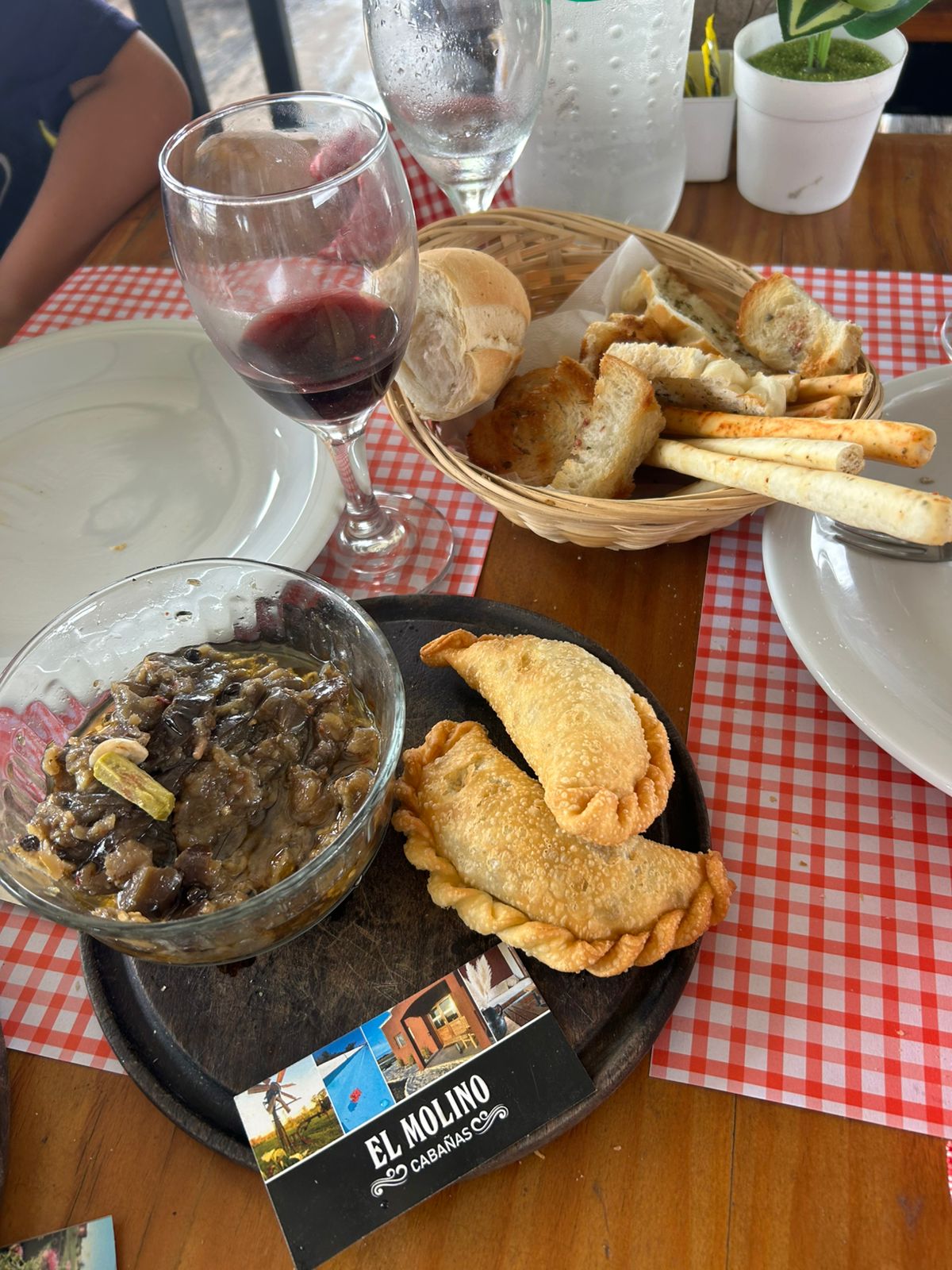 Asado en el quincho buffet